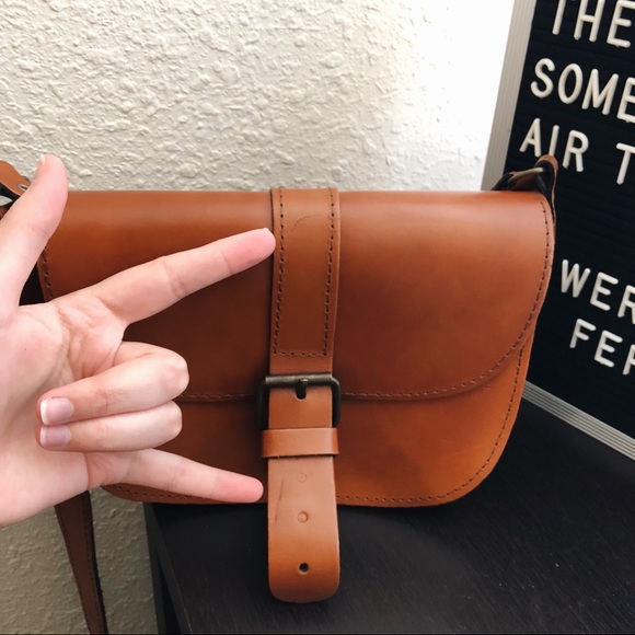 Vintage Leather Purse Crossbody Handmade Greece - Picture 8 of 8